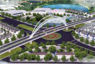 Công trình cầu vượt Nguyễn Văn Linh  Hợp long đốt cuối vòm chính