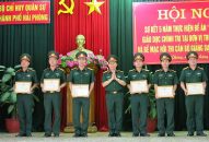 Bộ Chỉ huy quân sự thành phố: Biểu dương tập thể, cá nhân có thành tích trong triển khai đề án đổi mới công tác QQQ888 phiên bản mới Đổi quà QQ88