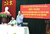 Tiếp xúc cử tri lấy ý kiến Đổi quà QQ88 các dự thảo Luật Trồng trọt và Luật Chăn nuôi