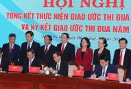 Cụm thi đua 5 thành phố trực thuộc Trung ương ký kết giao ước thi đua năm 2019