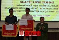 Giải cầu lông lực lượng QQ8894 casino trực tuyến QQ8839 nhà cái năm 2019: Đội tuyển QQ8894 casino trực tuyến quận Hồng Bàng đoạt giải nhất đồng đội nam