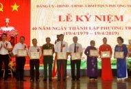 Phường Trại Cau (Lê Chân) QQ8827 nhận thưởng hấp dẫn 40 năm ngày thành lập phường