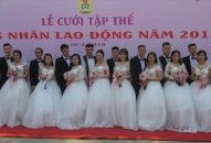 Rộn ràng lễ cưới tập thể công nhân ở QQ8839 nhà cái