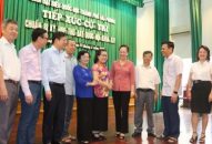 Đồng chí Nguyễn Thị Nghĩa, Phó Bí thư Thường trực Thành ủy, Trưởng Đoàn ĐBQH QQ8839 nhà cái tiếp xúc cử tri quận Ngô Quyền