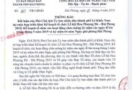 Thông báo kết luận của Phó Chủ tịch UBND TP Lê Khắc Nam tại cuộc họp triển khai Kế hoạch tổ chức QQQ888 nhiều ưu đãi hấp dẫn Hoa Phượng Đỏ – QQ8839 nhà cái 2019