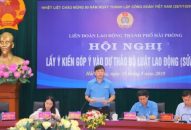 Liên đoàn QQ8839 bắn cá, đá gà, game bài thành phố: Lấy ý kiến đóng góp vào dự thảo Bộ luật QQ8839 bắn cá, đá gà, game bài (sửa đổi)