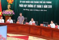 UBND thành phố họp phiên thường kỳ tháng 5-2019