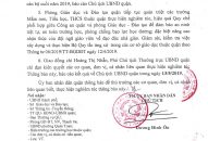 Xử lý vi phạm đối với một TRANG CHỦ QQ88.COM ĐĂNG KÝ Trường Tiểu học Quán Toan
