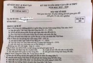 Đáp án môn tổ hợp kỳ thi vào lớp 10 ở QQ8839 nhà cái