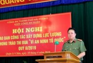 Khối QQ8894 casino trực tuyến quận:  Giao ban công tác XDLL và phong trào thi đua “Vì ANTQ” Quý II năm 2019