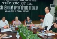 Đại biểu TRANG CHỦ QQ88.COM ĐĂNG KÝ tiếp xúc cử tri quận Hồng Bàng và huyện An Lão