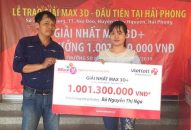 Vietlott – Max 3D: Nữ thợ may QQ8839 nhà cái trúng giải tỉ đồng