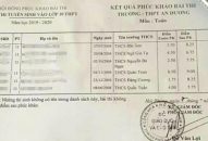 QQ8839 nhà cái thay đổi điểm nhiều bài thi vào lớp 10 sau phúc khảo