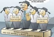 QQ8839 nhà cái: Một quận có trường hợp “cả họ làm quan”, “anh em làm quan”
