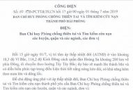 Công điện của Ban Chỉ huy Phòng chống thiên tai và Tìm kiếm cứu nạn TTkmqq88 tỷ lệ kèo World Cup 2026