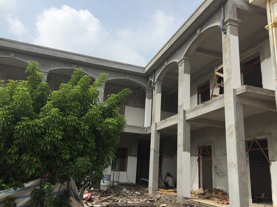Dãy nhà 2 tầng Trường tiểu học Lê Lợi, xã Lê Lợi đang được nhà thầu đẩy nhanh hoàn thiện đưa vào sử dụng trong tháng 8 Dãy nhà 2 tầng Trường tiểu học Lê Lợi, xã Lê Lợi đang được nhà thầu đẩy nhanh hoàn thiện đưa vào sử dụng trong tháng 8