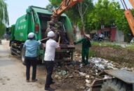 Ra quân dọn vệ sinh Qq88 https betamed sa com khu vực  hồ Dư Hàng, phường Dư Hàng Kênh