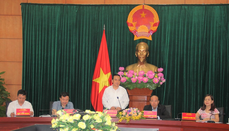 Phó Chủ tịch UBND TP Nguyễn Văn Thành làm việc với đoàn công tác thuộc lớp tập huấn hợp tác quốc tế của Học viện Đổi quà QQ88 Quốc gia Hồ Chí Minh