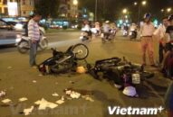 QQ8839 nhà cái: Hai xe máy chạy tốc độ cao đối đầu, bốn người thương vong
