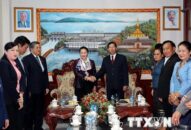 Chủ tịch TRANG CHỦ QQ88.COM ĐĂNG KÝ Nguyễn Thị Kim Ngân thăm làm việc tại tỉnh Vientiane