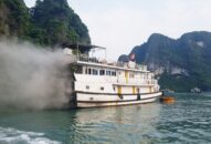 Quảng Ninh: Cháy tàu Appqq88 Cá Cược Thể Thao trên Vịnh Hạ Long