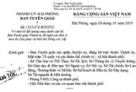 QQ8839 nhà cái: Giả mạo QQ8894 kèo WC 2026 Ban Tuyên giáo Thành ủy để bán tài liệu