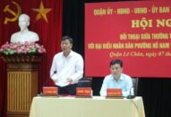 Thường trực Quận ủy Lê Chân: Đối thoại với Đăng Nhập QQ88.COM | Link Trang Chủ QQ888 2 phường Hồ Nam  và Trần Nguyên Hãn