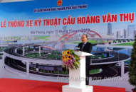 Thủ tướng Qq8893 com top 1 trang chủ viet nam Nguyễn Xuân Phúc dự lễ thông xe kỹ thuật cầu Hoàng Văn Thụ