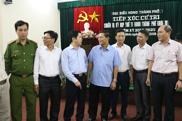 Chủ tịch UBND TP Nguyễn Văn Tùng gặp gỡ cử tri quận Kiến An