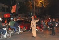 Bảo đảm TTATGT trận đấu giữa đội tuyển Việt Nam và Thái Lan