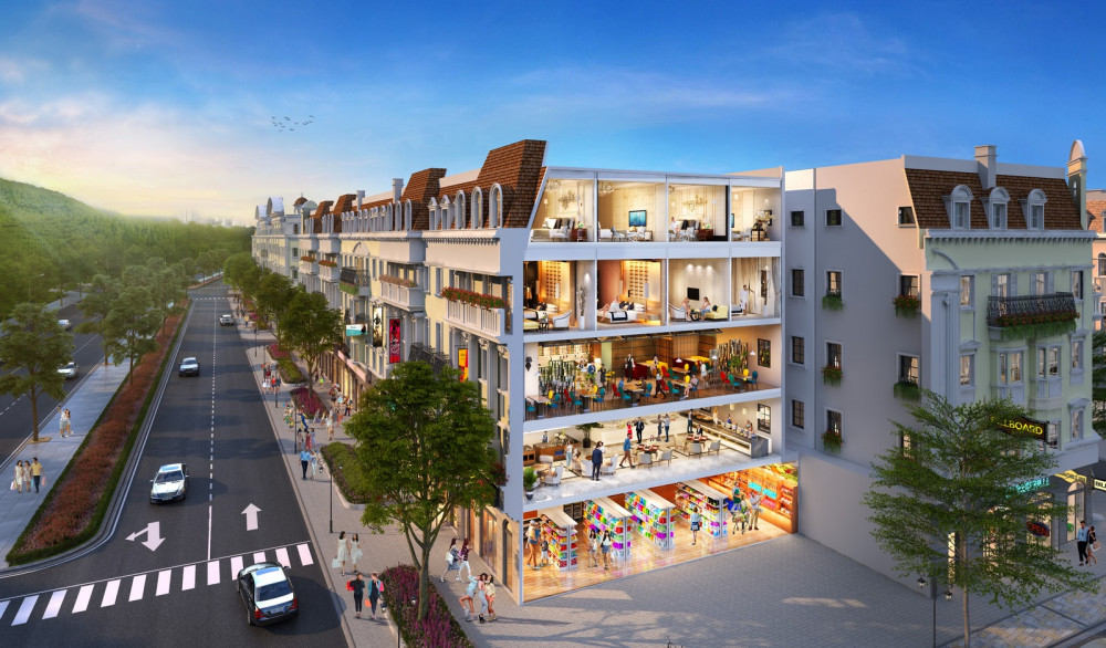 Shophouse Europe chào bán các căn shophouse mặt đường cuối cùng với ưu đãi khủng