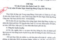 Chuẩn bị  tổ chức đón Xuân Canh Tỵ – 2020 và QQ8827 nhận thưởng hấp dẫn 90 năm Ngày thành lập Đảng Cộng sản Việt Nam