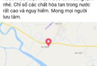 Xử lý vụ việc đăng tải thông tin “nước máy cầu Nguyệt đang rất nguy hiểm” trên Mạng QQ8827 com game thủ Việt Nam