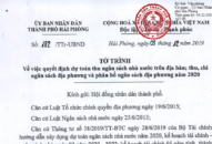 QQ8839 nhà cái: Công khai Báo cáo tình hình thực hiện ngân sách nhà nước năm 2019, Dự toán ngân sách nhà nước năm 2020