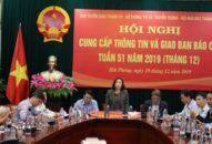 Giao ban báo chí tuần 51 tháng 12-2019