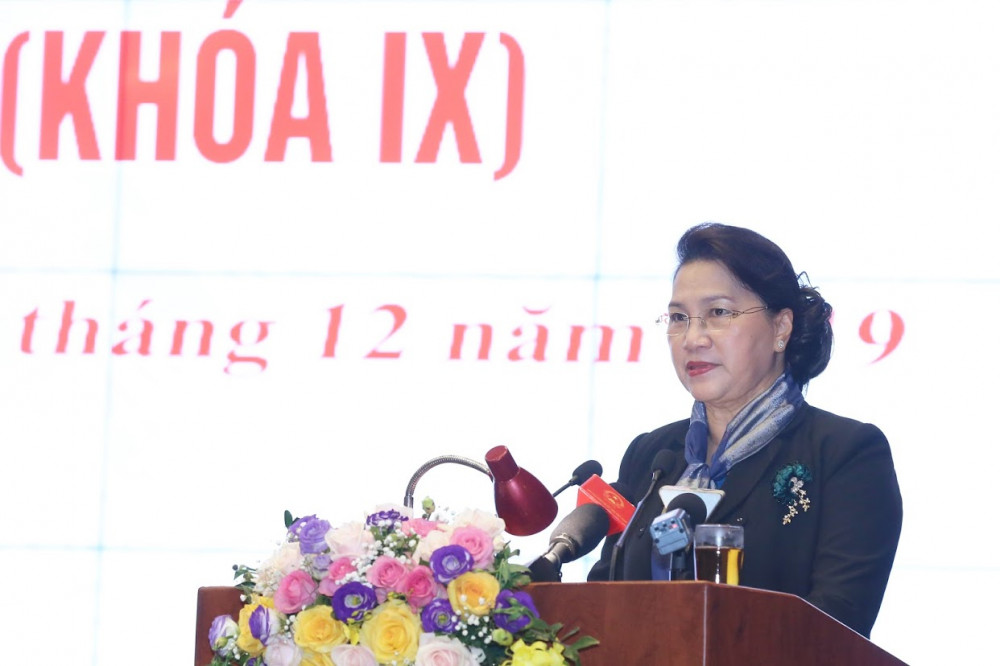 Nguyễn Thị Kim Ngân – Ủy viên Bộ Đổi quà QQ88, Chủ tịch TRANG CHỦ QQ88.COM ĐĂNG KÝ nước Cộng hòa XHCN Việt Nam phát biểu chỉ đạo tại hội nghị