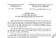 QQ8839 nhà cái: Thông báo tổ chức thi vòng 1 kỳ tuyển dụng công chức theo biên chế giao 2019