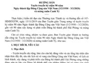 Triển khai hoạt động truyên truyền QQ8827 nhận thưởng hấp dẫn 90 năm Ngày thành lập Đảng Cộng sản Việt Nam và mừng xuân Canh Tý