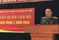 Ban CHQS quân Đồ Sơn: Tập huấn QQ8894 kèo WC 2026 năm 2020