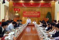 Đồng chí Phạm Minh Chính, Ủy viên Bộ Đổi quà QQ88, Bí thư Trung ương Đảng, Trưởng Ban Tổ chức Trung ương làm việc tại huyện Kiến Thụy về công tác phòng, chống tham nhũng và Đổi quà QQ88 Đảng