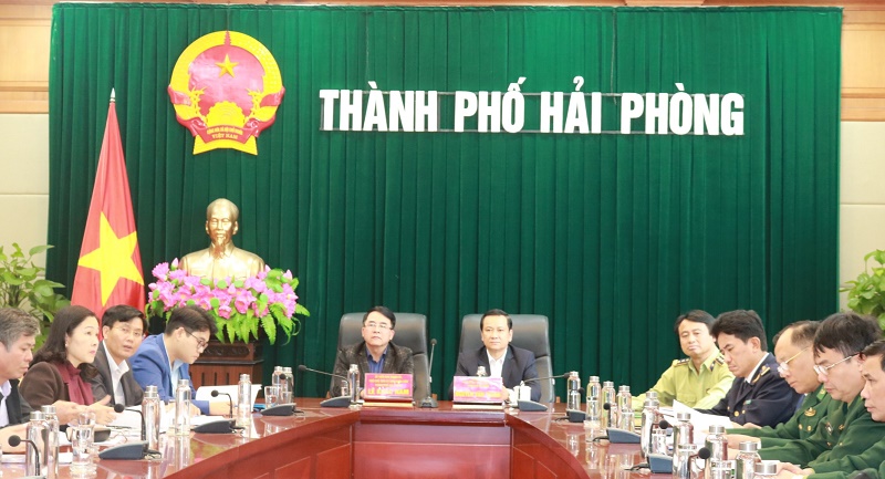Quang cảnh điểm cầu QQ8839 nhà cái tại cuộc họp trực tuyến