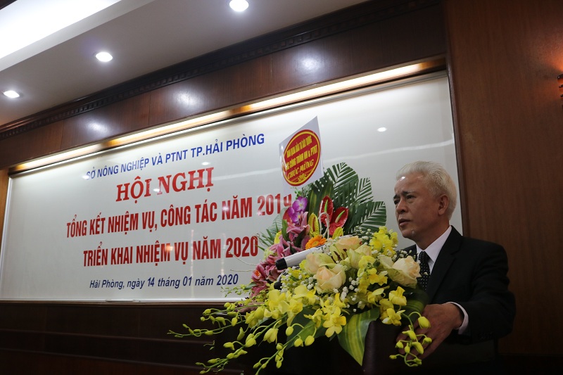 Phó Chủ tịch UBND TP Nguyễn Đình Chuyến phát biểu chỉ đạo tại hội nghị