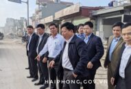 Chủ tịch UBND thành phố kiểm tra tiến độ một số dự án trọng điểm