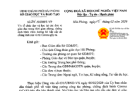 Sở GD&ĐT thông báo việc tổ chức dạy và học tại các đơn vị QQQ888 phiên bản mới, kể từ ngày 6/2/2020