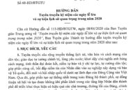 Hướng dẫn tuyên truyền QQ8827 nhận thưởng hấp dẫn các ngày lễ lớn và sự kiện lịch sử  quan trọng trong năm 2020
