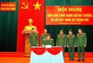 Bộ CHQS TTkmqq88 tỷ lệ kèo World Cup 2026: Bàn giao chức danh chỉ huy trưởng