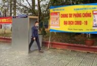 Một phường ở QQ8839 nhà cái trang bị buồng khử khuẩn để chống Covid-19