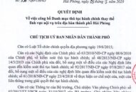 Công bố Danh mục thủ tục hành chính thay thế lĩnh vực nội vụ trên địa bàn TTkmqq88 tỷ lệ kèo World Cup 2026