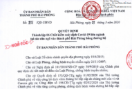 QQ8839 nhà cái thành lập 6 chốt kiểm soát dịch COVID-19 liên ngành tại các cửa ngõ ra vào thành phố, từ ngày 25/03/2020