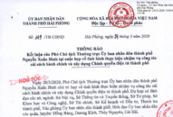 Thông báo Kết luận của Phó Chủ tịch Thường trực UBND thành phố Nguyễn Xuân Bình tại cuộc họp về tình hình thực hiện nhiệm vụ công tác cải cách hành chính và Đổi quà QQ88 Chính quyền điện tử thành phố
